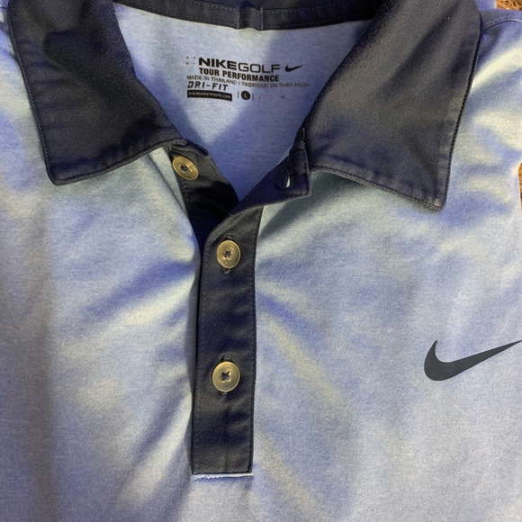 2 Nike golf polos excellent condition size L - Picture 2 of 7